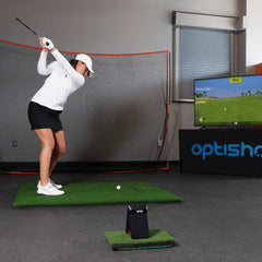 Golf Simulator Hitting Enclosure 1