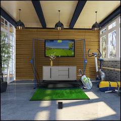 Golf Simulator Hitting Enclosure 1